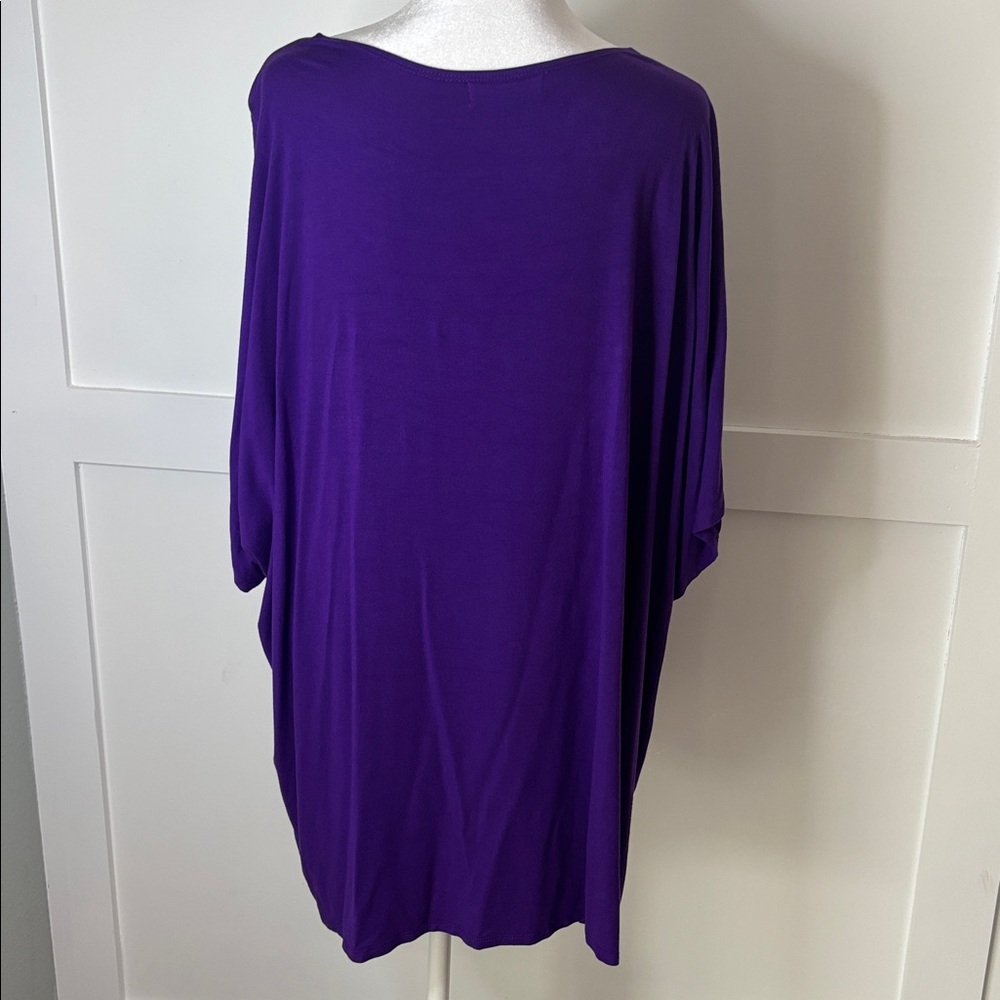 Johnny Purple Open Front Cardigan size 4XL in great condition - Picture 3 of 4